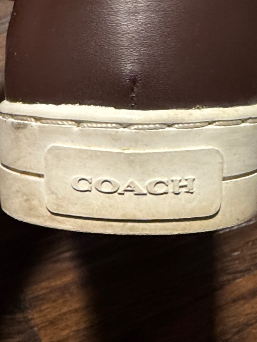 Coach Brown Signature Monogram Low-Top Sneakers, Sz 8.5 - Picture 14 of 14